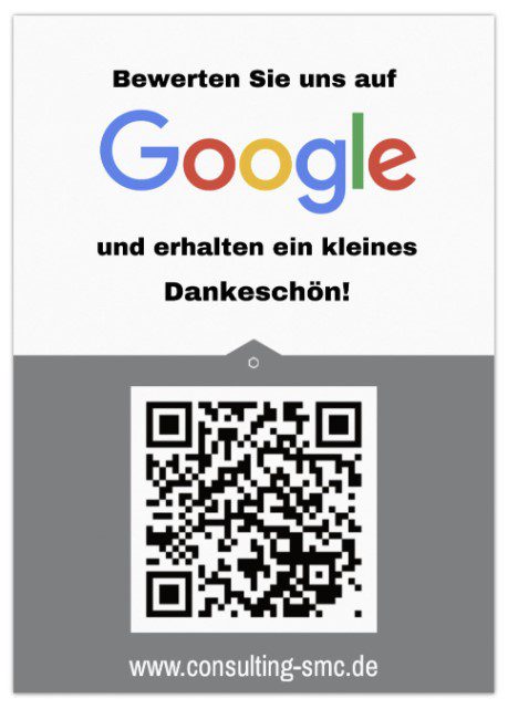 Flyer Din A6-Bewertungsexperte QR Code